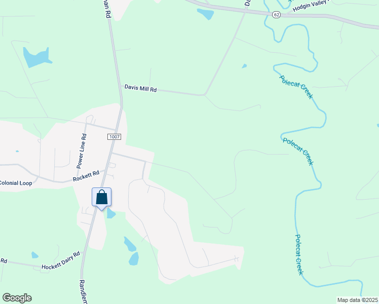 map of restaurants, bars, coffee shops, grocery stores, and more near Deerfield Country Road in Randolph County