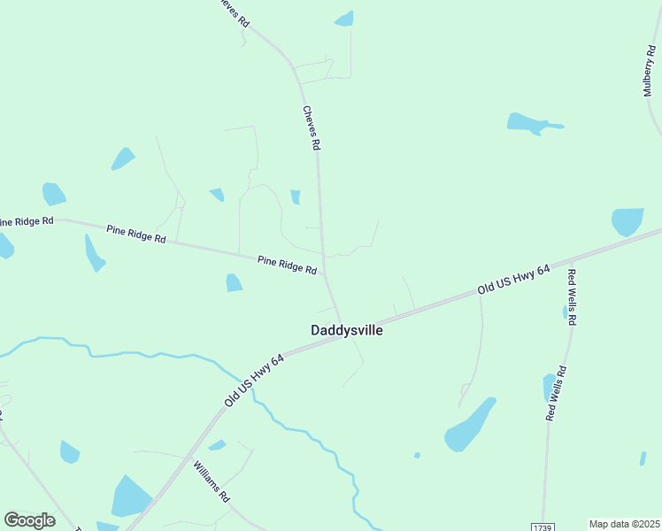 map of restaurants, bars, coffee shops, grocery stores, and more near 1675 Cheves Road in Zebulon