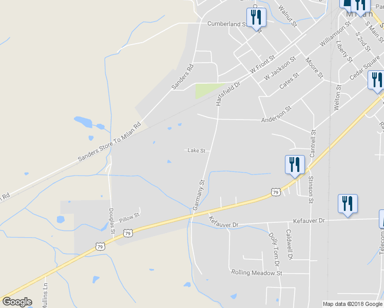 map of restaurants, bars, coffee shops, grocery stores, and more near 6075 Lake Street in Milan