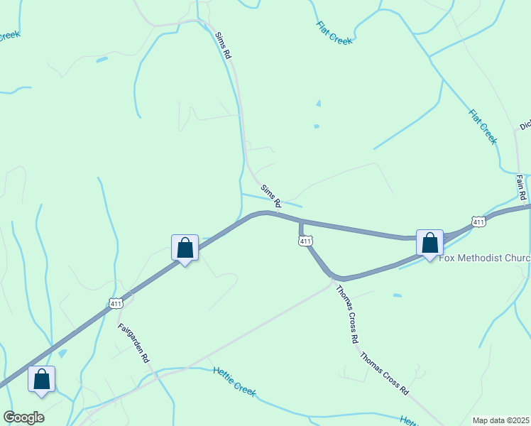 map of restaurants, bars, coffee shops, grocery stores, and more near 3423 Newport Highway in Sevierville
