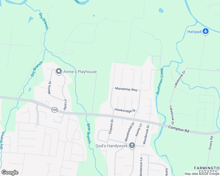 map of restaurants, bars, coffee shops, grocery stores, and more near 3435 Esquire Drive in Murfreesboro