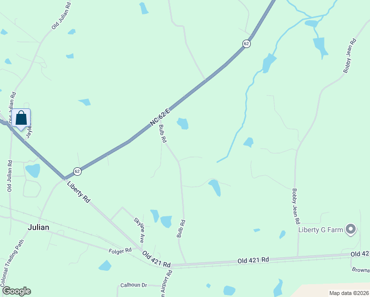 map of restaurants, bars, coffee shops, grocery stores, and more near 7223 Bulb Road in Julian