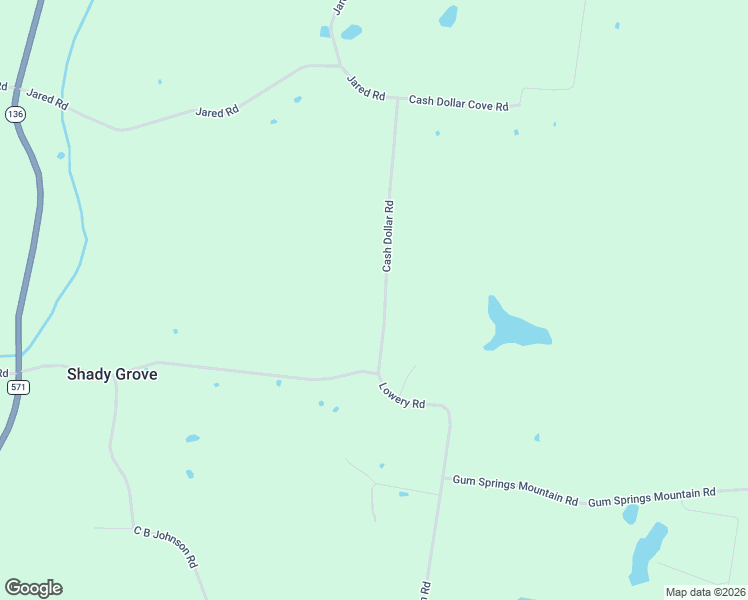 map of restaurants, bars, coffee shops, grocery stores, and more near 516 Lowery Road in Walling