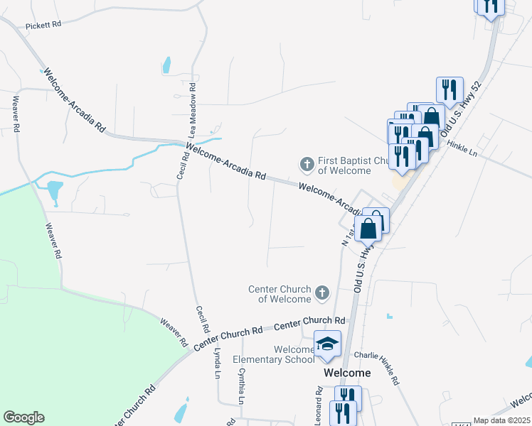 map of restaurants, bars, coffee shops, grocery stores, and more near 212 Johns Road in Lexington