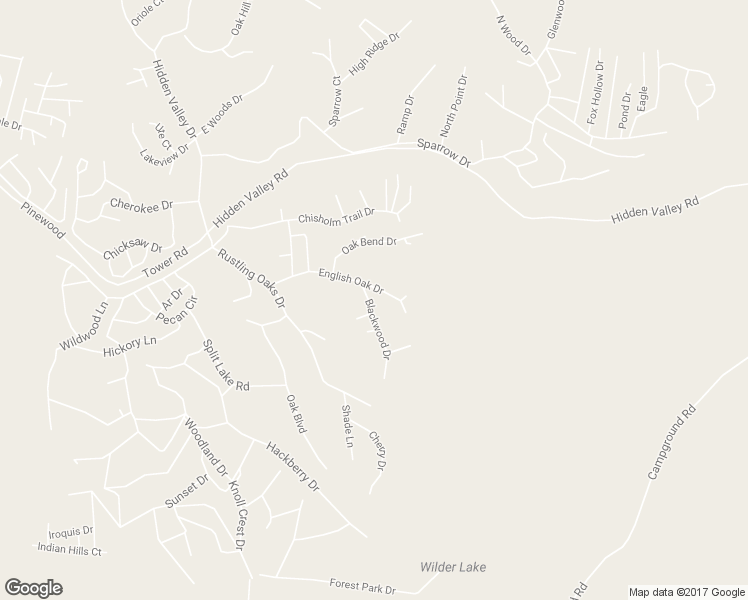 map of restaurants, bars, coffee shops, grocery stores, and more near 3417 Blackwood Drive in Nunnelly