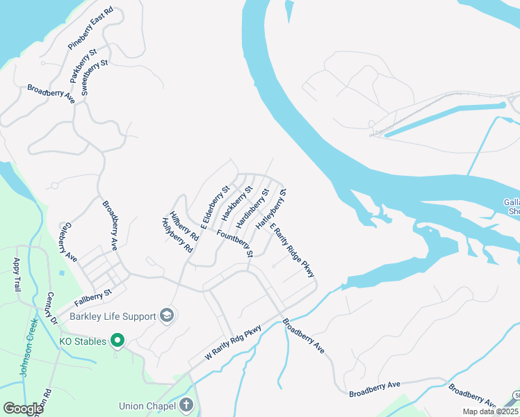 map of restaurants, bars, coffee shops, grocery stores, and more near 139 Hardinberry Street in Oak Ridge