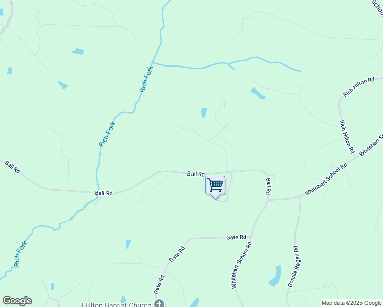 map of restaurants, bars, coffee shops, grocery stores, and more near 631 Darr Lane in Thomasville