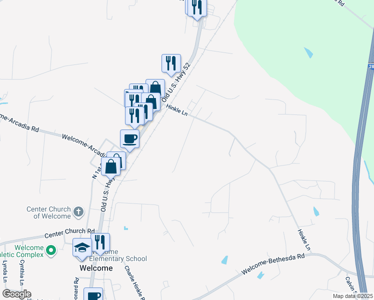 map of restaurants, bars, coffee shops, grocery stores, and more near 259 Wilson Street in Lexington
