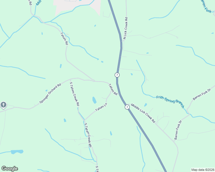 map of restaurants, bars, coffee shops, grocery stores, and more near 8334 Tatum Road in Lyles