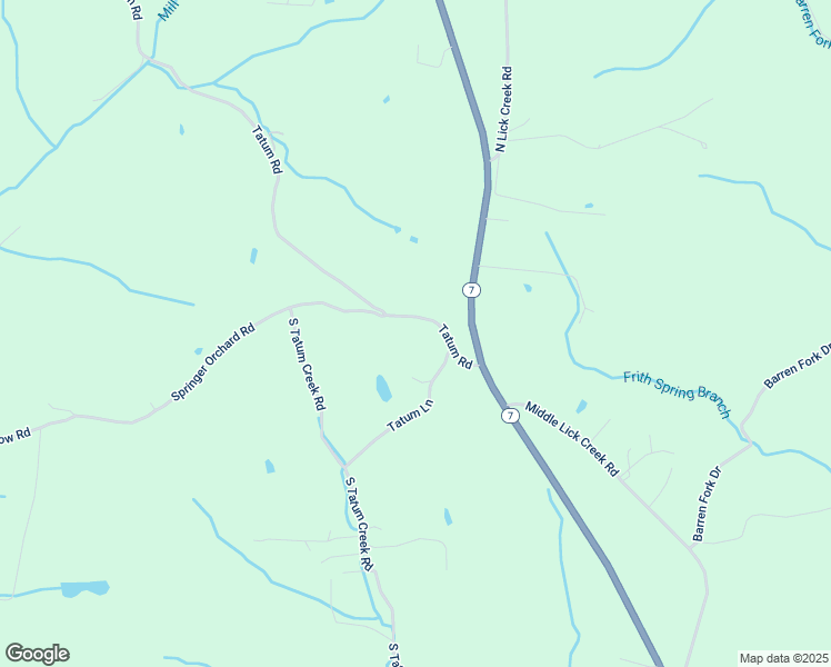 map of restaurants, bars, coffee shops, grocery stores, and more near 8326 Tatum Road in Lyles