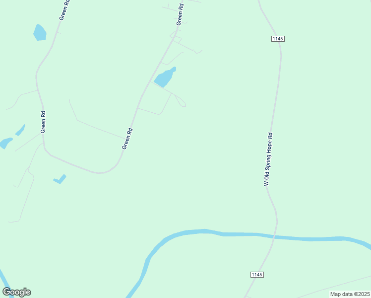 map of restaurants, bars, coffee shops, grocery stores, and more near 1612 Green Road in Spring Hope