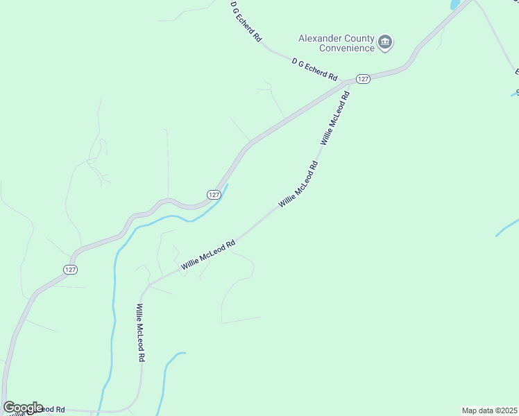map of restaurants, bars, coffee shops, grocery stores, and more near 594 Willie McLeod Road in Taylorsville