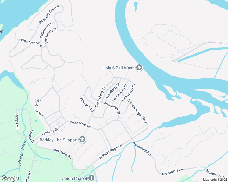 map of restaurants, bars, coffee shops, grocery stores, and more near 123 Hackberry Street in Oak Ridge