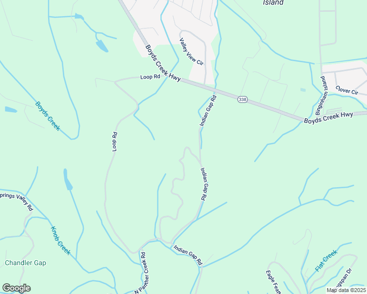 map of restaurants, bars, coffee shops, grocery stores, and more near 1143 Indian Gap Circle in Sevierville