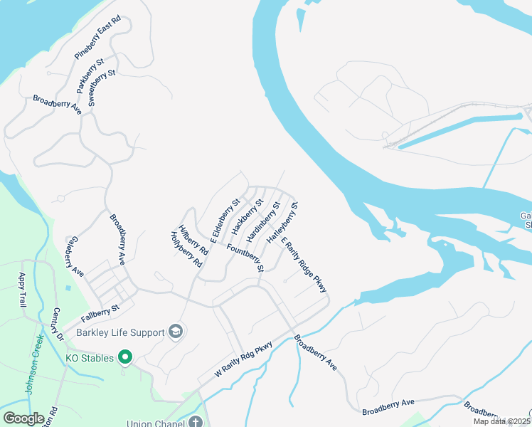 map of restaurants, bars, coffee shops, grocery stores, and more near 139 Hardinberry Street in Oak Ridge