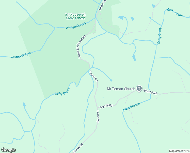 map of restaurants, bars, coffee shops, grocery stores, and more near 550 Lower Road in Rockwood