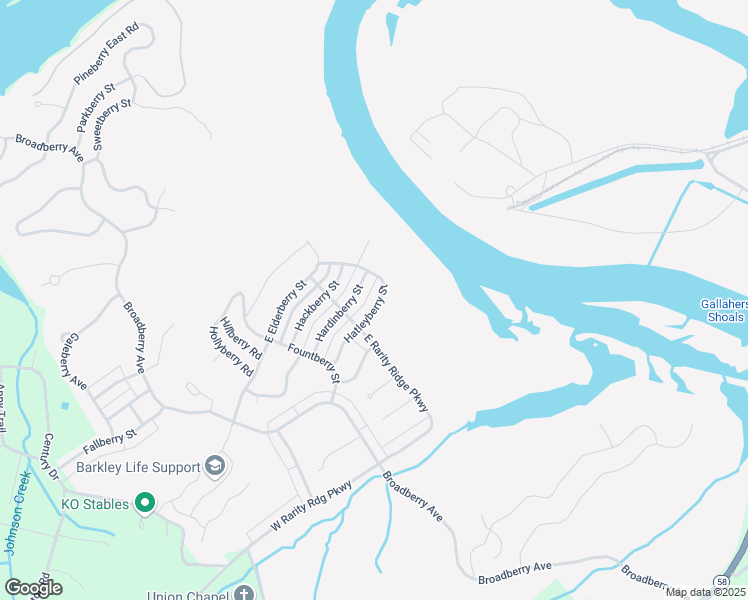 map of restaurants, bars, coffee shops, grocery stores, and more near 145 Hatleyberry Street in Oak Ridge