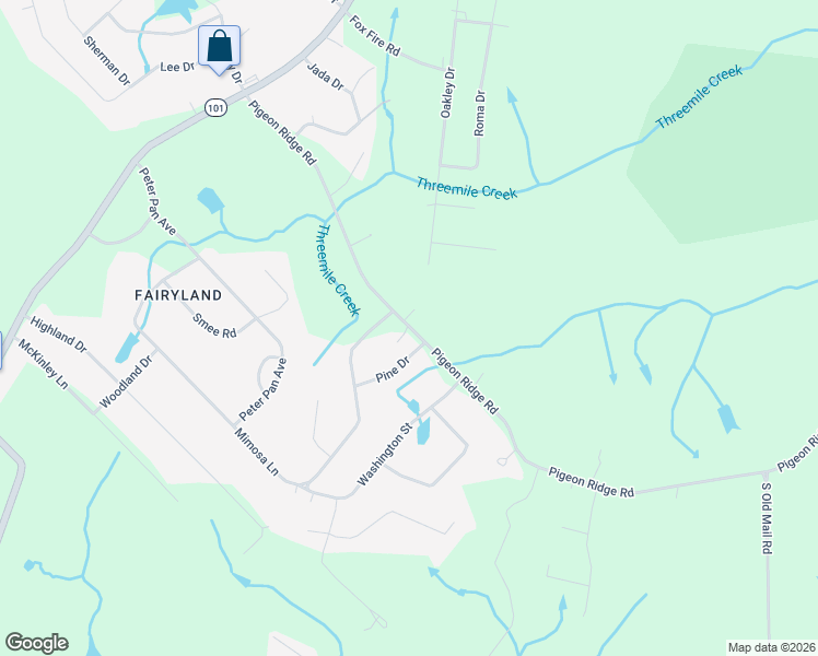 map of restaurants, bars, coffee shops, grocery stores, and more near 644 Pigeon Ridge Road in Crossville