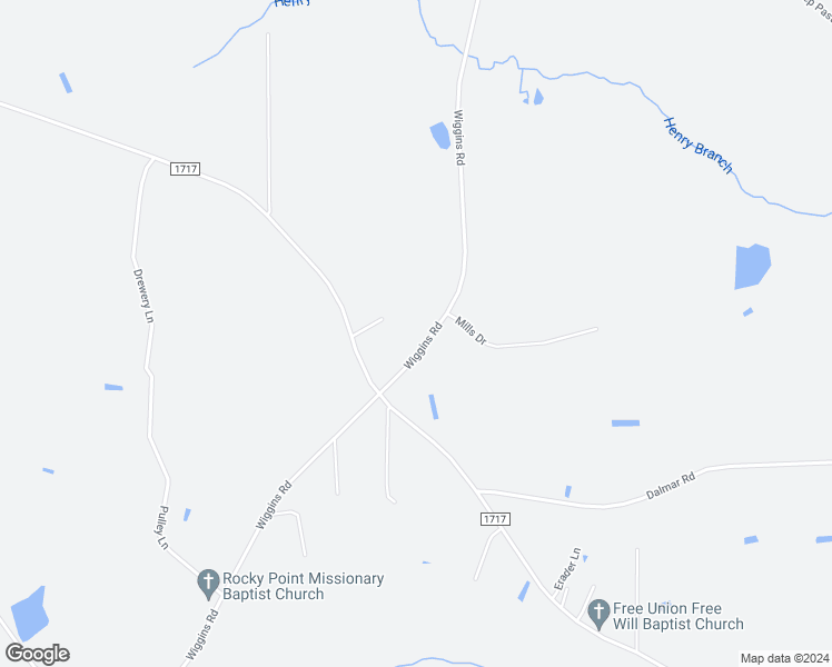 map of restaurants, bars, coffee shops, grocery stores, and more near 3444 Wiggins Road in Spring Hope