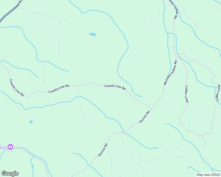 map of restaurants, bars, coffee shops, grocery stores, and more near 516 County Line Rd in Dandridge