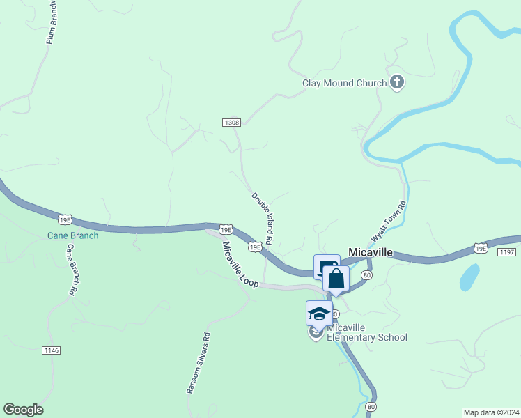map of restaurants, bars, coffee shops, grocery stores, and more near 274 Double Island Road in Burnsville
