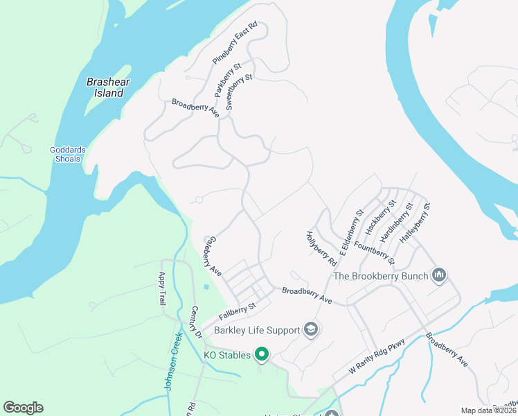 map of restaurants, bars, coffee shops, grocery stores, and more near 529 Broadberry Avenue in Oak Ridge