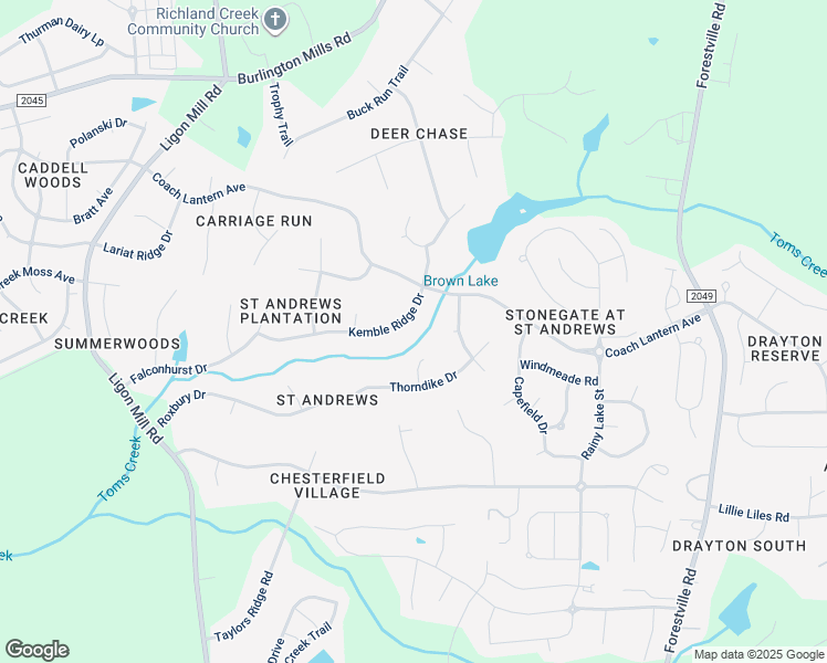 map of restaurants, bars, coffee shops, grocery stores, and more near 3524 Kemble Ridge Drive in Wake Forest