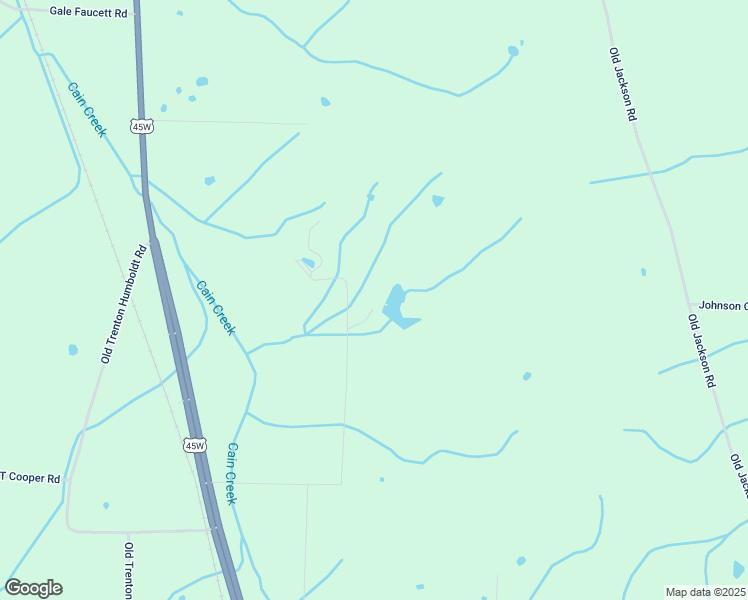 map of restaurants, bars, coffee shops, grocery stores, and more near 74 Newt Blackwell Road in Humboldt