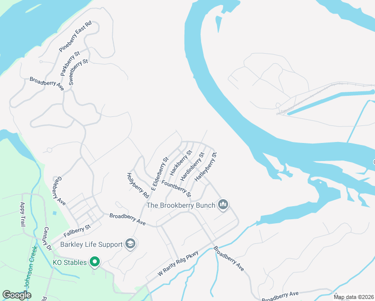 map of restaurants, bars, coffee shops, grocery stores, and more near 139 Hardinberry Street in Oak Ridge