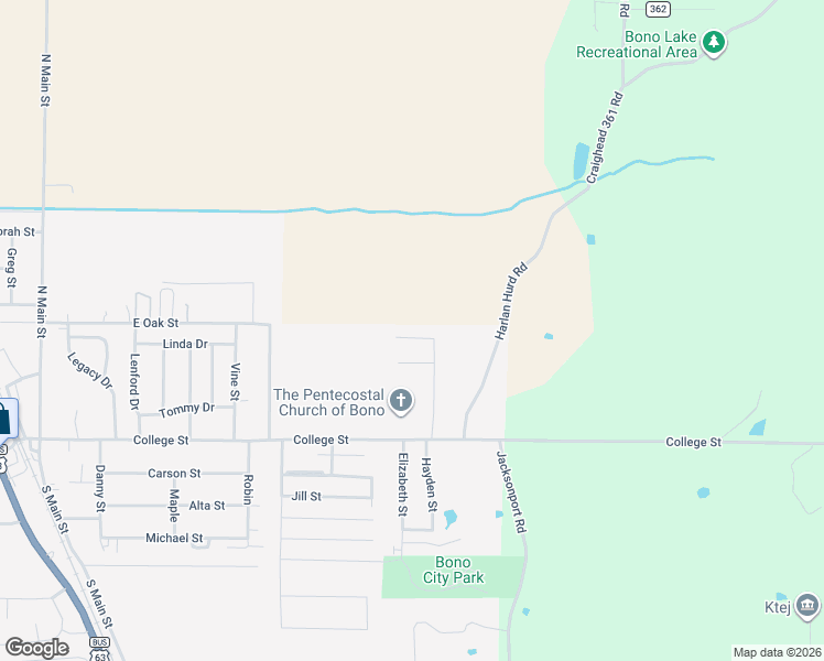 map of restaurants, bars, coffee shops, grocery stores, and more near in Bono