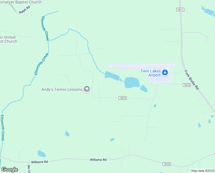 map of restaurants, bars, coffee shops, grocery stores, and more near 414 Comanche Drive in Advance