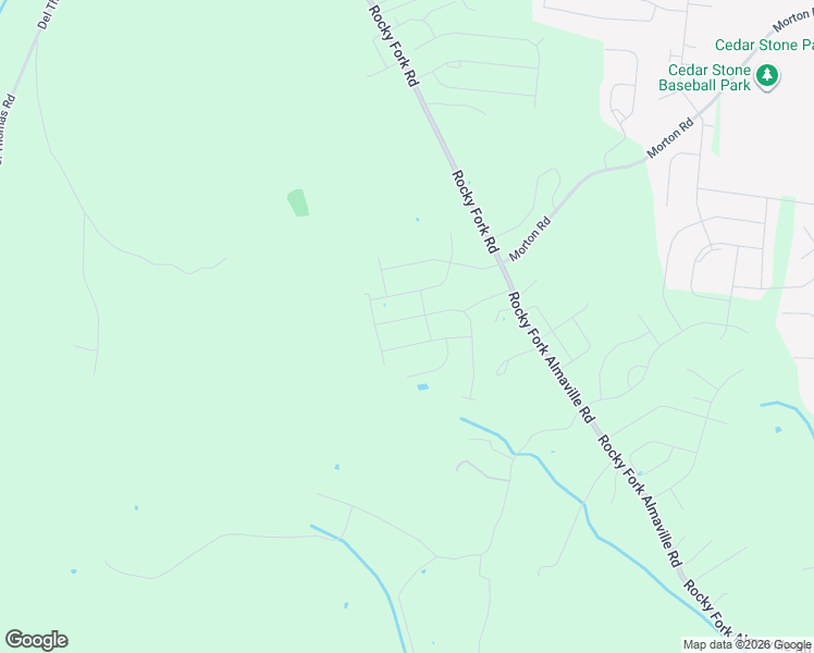 map of restaurants, bars, coffee shops, grocery stores, and more near 8575 Rocky Fork Almaville Road in Smyrna