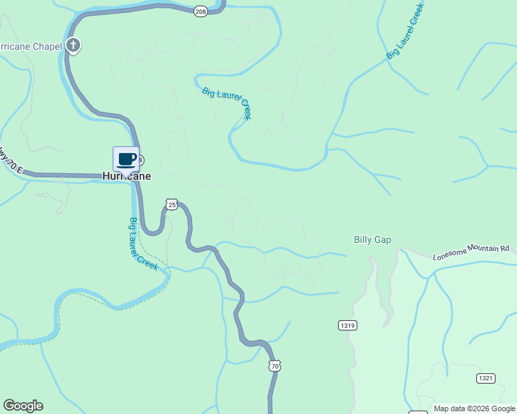 map of restaurants, bars, coffee shops, grocery stores, and more near 102 Bear River Lodge Trail in Marshall