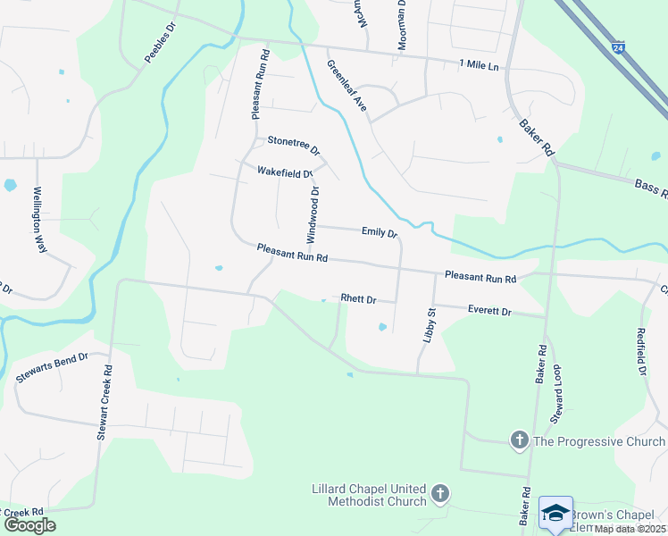 map of restaurants, bars, coffee shops, grocery stores, and more near 370 Pleasant Run Road in Smyrna
