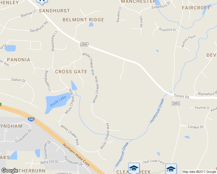 map of restaurants, bars, coffee shops, grocery stores, and more near 13201 Durant Road in Raleigh