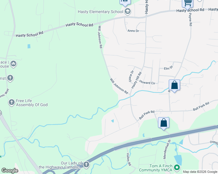 map of restaurants, bars, coffee shops, grocery stores, and more near 792 Will Johnson Road in Thomasville
