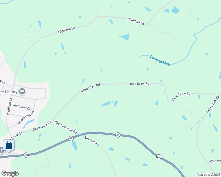 map of restaurants, bars, coffee shops, grocery stores, and more near 1230 Deep Draw Road in Crossville