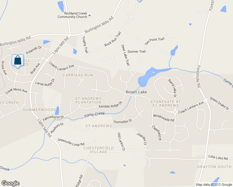 map of restaurants, bars, coffee shops, grocery stores, and more near 3612 Coach Lantern Avenue in Wake Forest