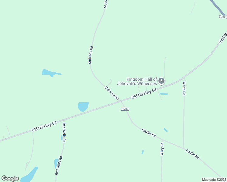 map of restaurants, bars, coffee shops, grocery stores, and more near 877 Mulberry Road in Spring Hope