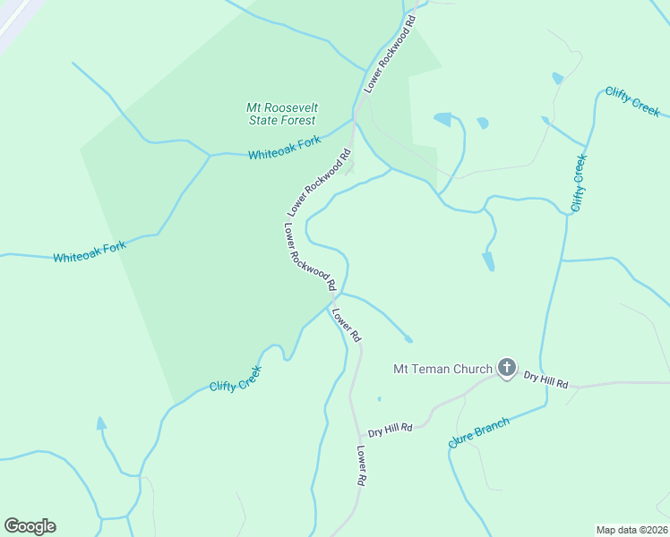 map of restaurants, bars, coffee shops, grocery stores, and more near 837 Lower Rockwood Road in Rockwood
