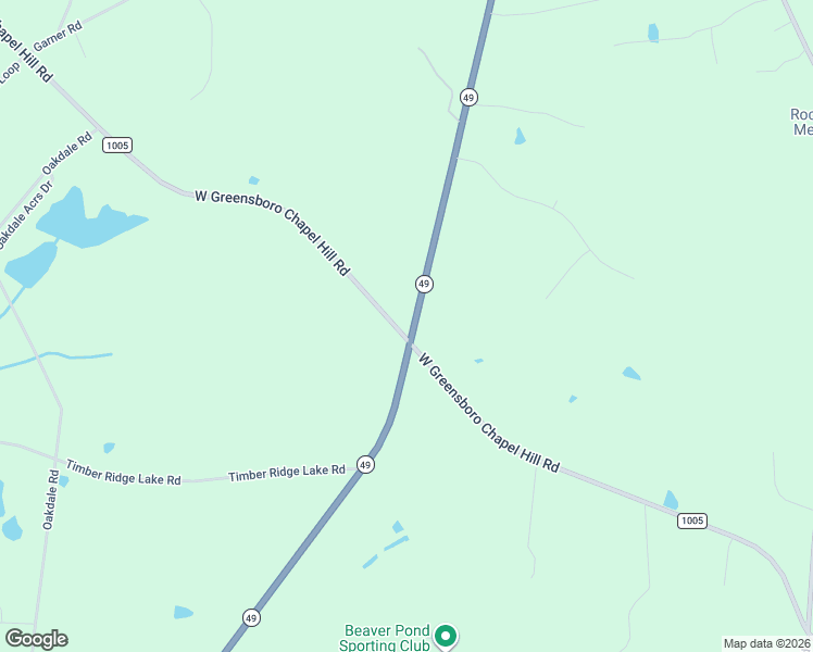 map of restaurants, bars, coffee shops, grocery stores, and more near 8671 North Carolina 49 in Snow Camp