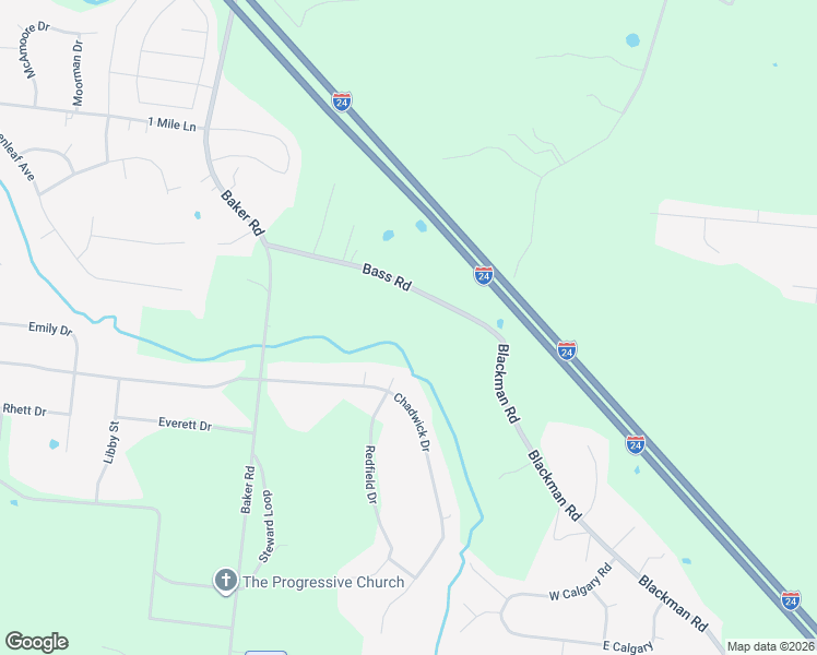 map of restaurants, bars, coffee shops, grocery stores, and more near 4775 Bass Road in Murfreesboro