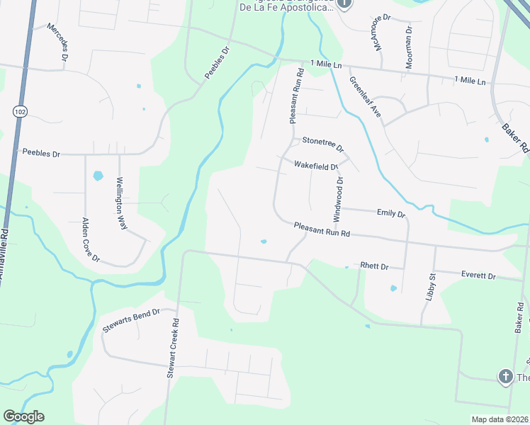 map of restaurants, bars, coffee shops, grocery stores, and more near 262 Pleasant Run Road in Smyrna