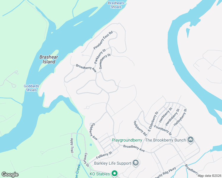 map of restaurants, bars, coffee shops, grocery stores, and more near 103 Cedarberry Street in Oak Ridge