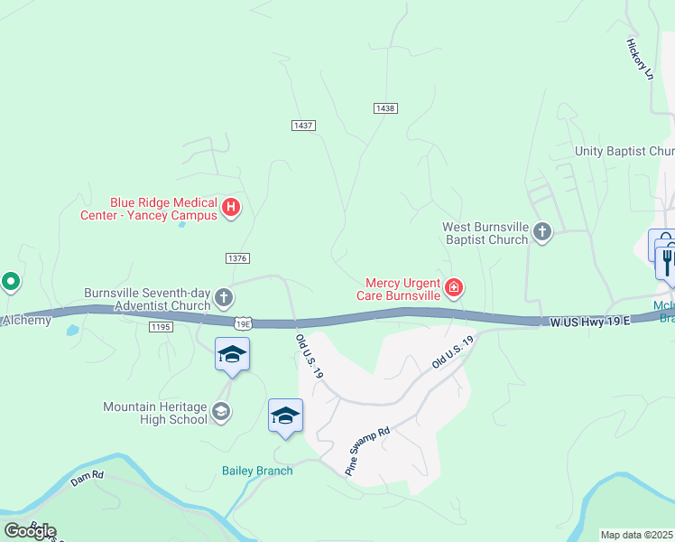 map of restaurants, bars, coffee shops, grocery stores, and more near 477 Charlie Brown Road in Burnsville