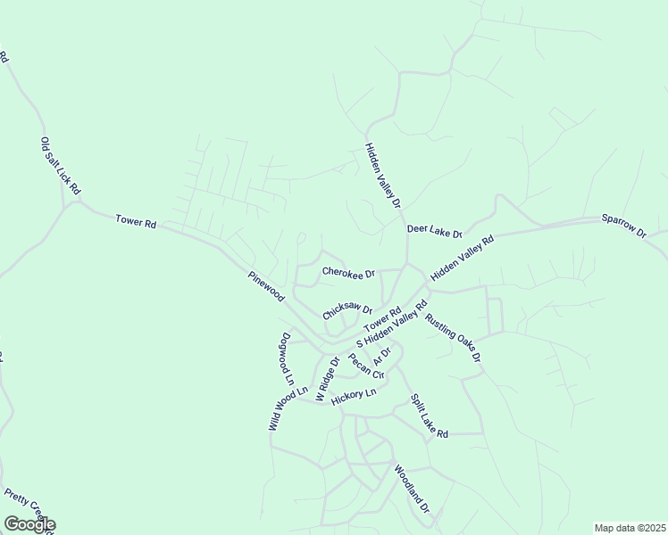 map of restaurants, bars, coffee shops, grocery stores, and more near 3416 Cherokee Drive in Nunnelly