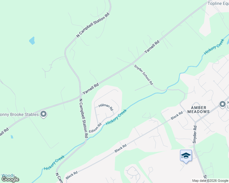 map of restaurants, bars, coffee shops, grocery stores, and more near 1652 Dempsey Road in Knoxville