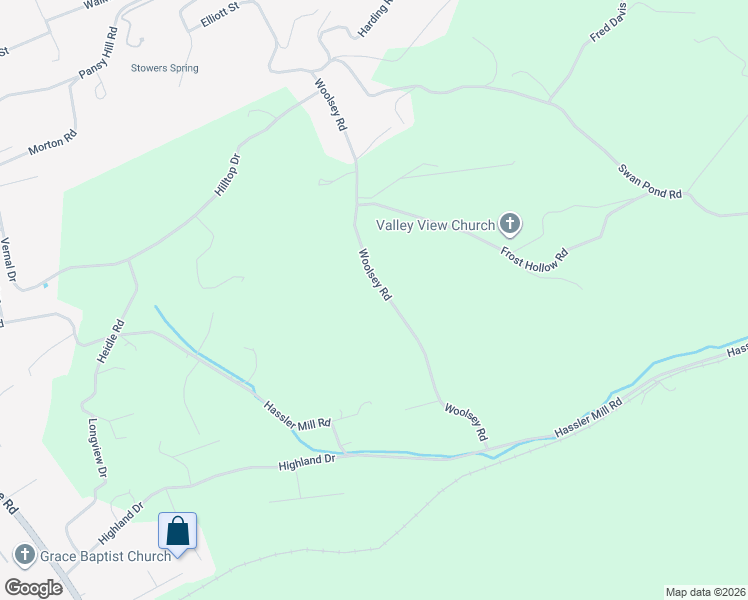 map of restaurants, bars, coffee shops, grocery stores, and more near 452 Woolsey Road in Harriman