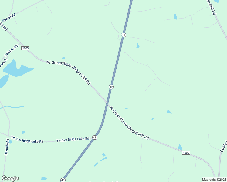 map of restaurants, bars, coffee shops, grocery stores, and more near 8638 State Highway 49 in Snow Camp