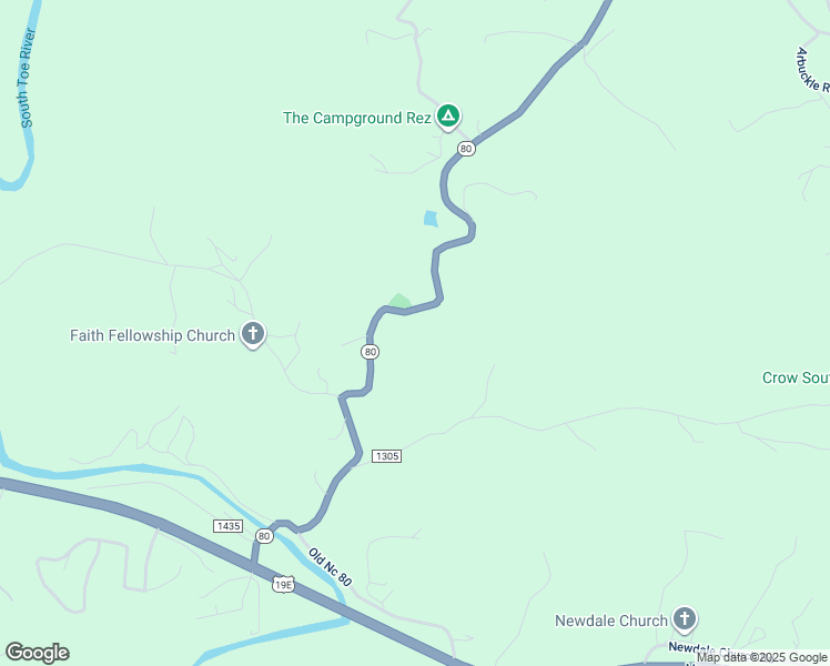 map of restaurants, bars, coffee shops, grocery stores, and more near 796 North Carolina 80 in Burnsville